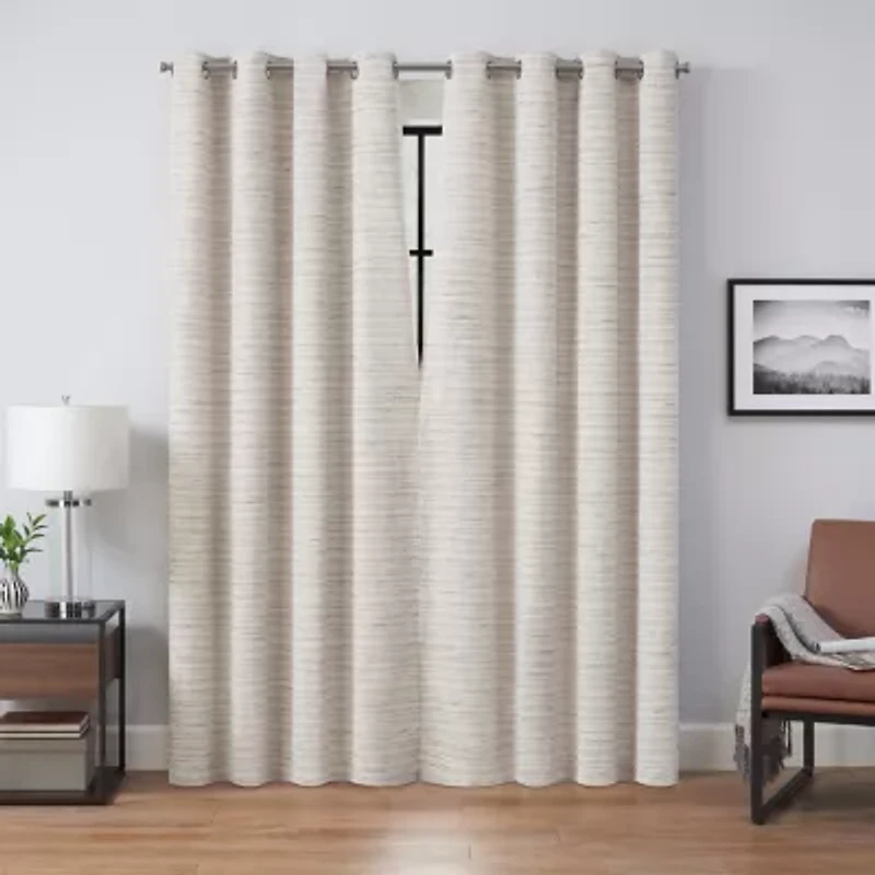 Eclipse Branson Magnitech Grommet Top 100% Blackout Single Curtain Panel
