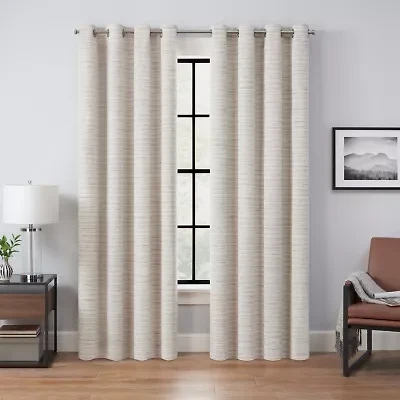 Eclipse Branson Magnitech Grommet Top 100% Blackout Single Curtain Panel