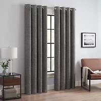 Eclipse Branson Magnitech Grommet Top 100% Blackout Single Curtain Panel