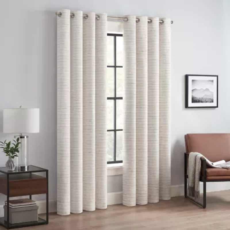 Eclipse Branson Magnitech Grommet Top 100% Blackout Single Curtain Panel