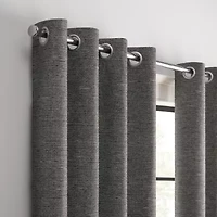 Eclipse Branson Magnitech Grommet Top 100% Blackout Single Curtain Panel