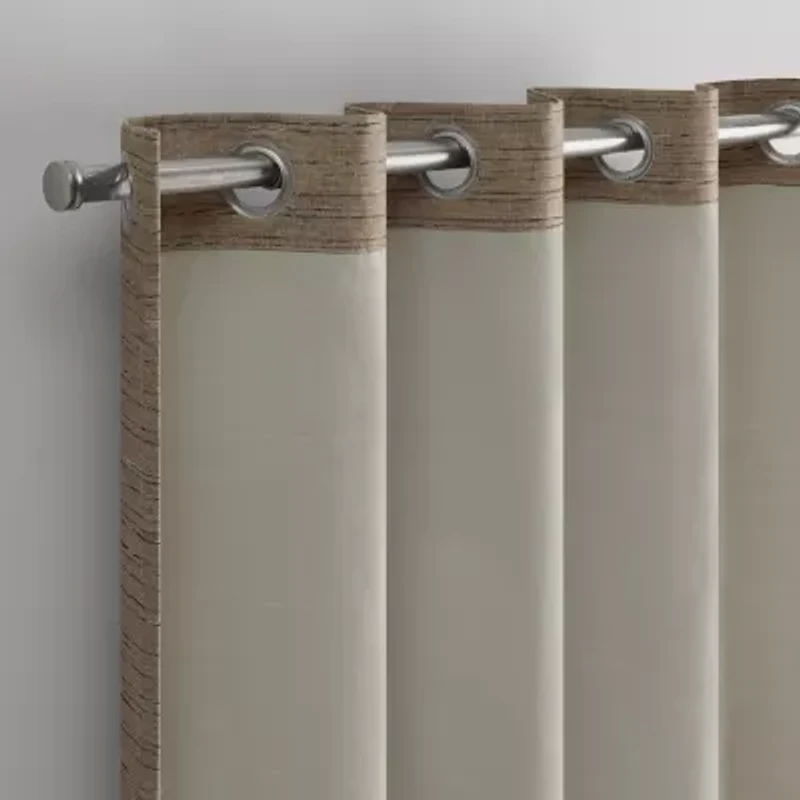 Eclipse Branson Magnitech Grommet Top 100% Blackout Single Curtain Panel