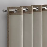 Eclipse Branson Magnitech Grommet Top 100% Blackout Single Curtain Panel