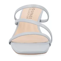 Journee Collection Womens Takarah Wedge Sandals