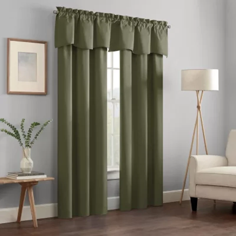 Eclipse Kendall Rod Pocket Scallop Valance