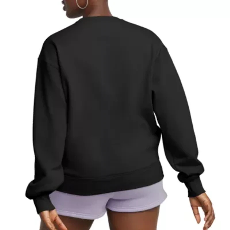 Hanes Womens Crew Neck Long Sleeve Sweatshirt