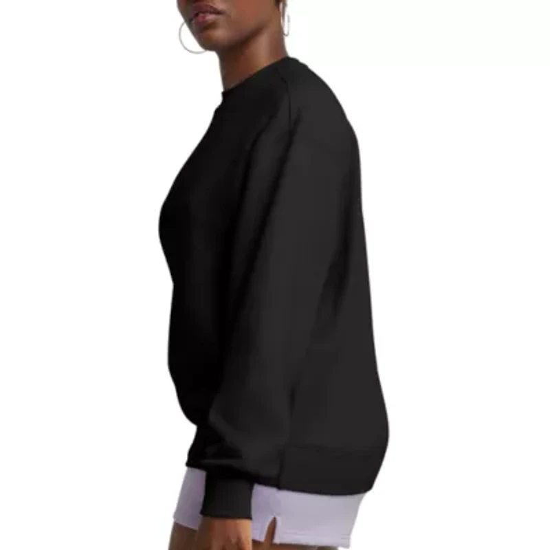 Hanes Womens Crew Neck Long Sleeve Sweatshirt