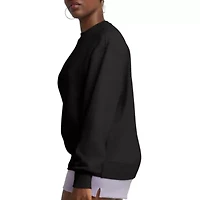 Hanes Womens Crew Neck Long Sleeve Sweatshirt