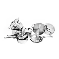 BergHOFF Pro Straight Stainless Steel Tri-Ply 13-pc. Cookware Set