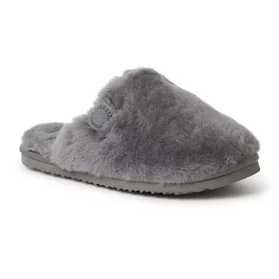 Dearfoams Fireside Shelly Genuine Shearling Womens Moccasin Slippers