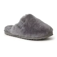 Dearfoams Fireside Shelly Genuine Shearling Womens Moccasin Slippers