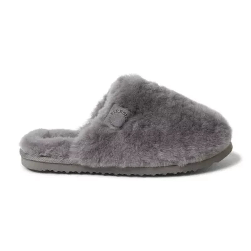 Dearfoams Fireside Shelly Genuine Shearling Womens Moccasin Slippers