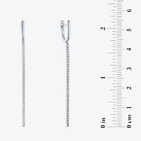 Diamond Addiction (G-H / Si2-I1) Womens 1/3 CT. T.W. Lab Grown White Diamond 10K White Gold Drop Earrings