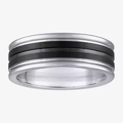 Mens 8MM Tungsten Wedding Band
