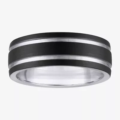 Mens 8MM Tungsten Wedding Band