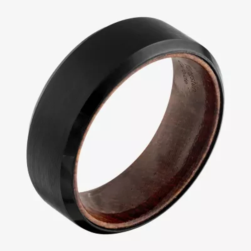 Mens 8MM Tungsten Wedding Band