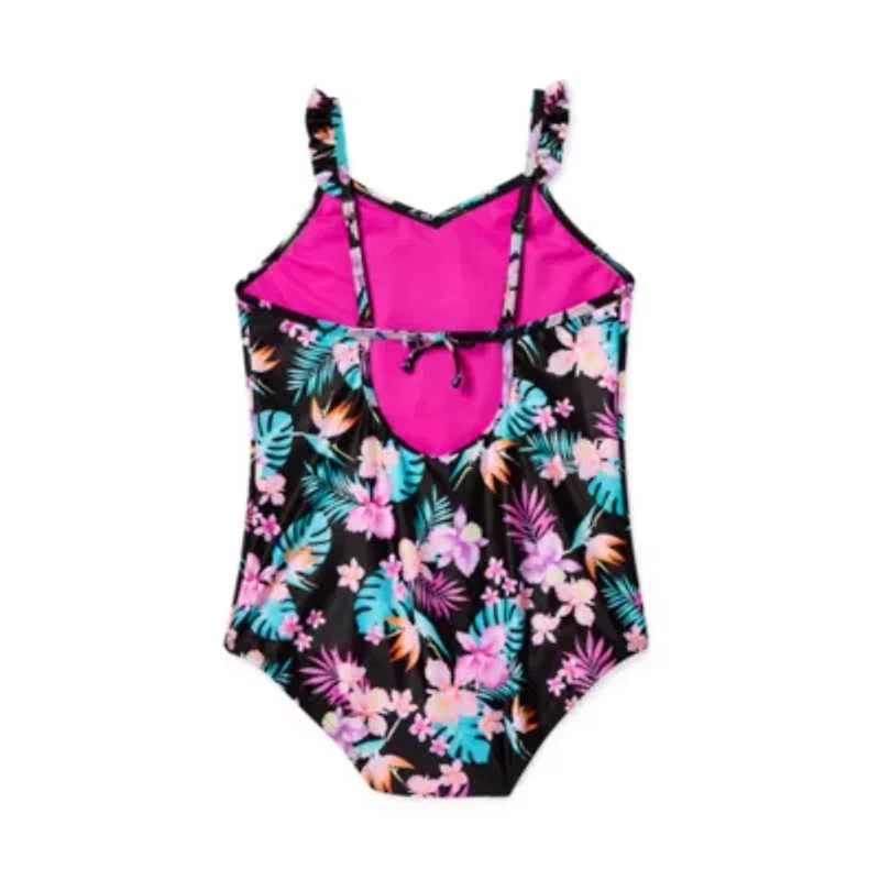Thereabouts Little & Big Kid Girls One Piece Swimsuit
