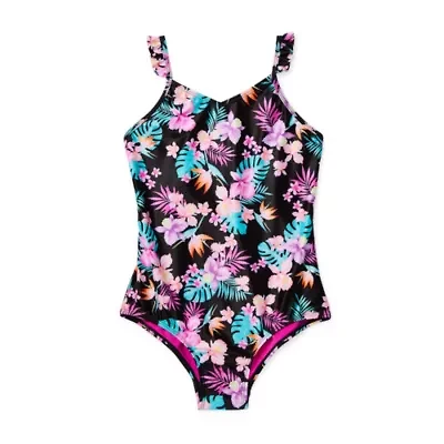 Thereabouts Little & Big Kid Girls One Piece Swimsuit