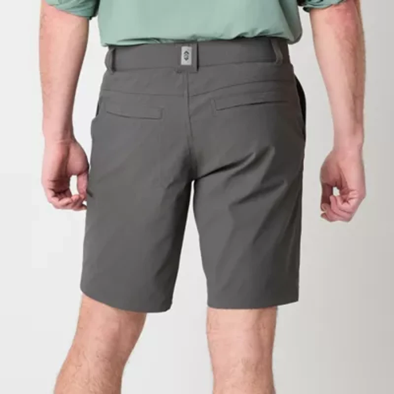 Free Country Mens 10" Mid Rise Stretch Fabric Cargo Short