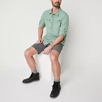 Free Country Mens Long Sleeve Regular Fit Button-Down Shirt