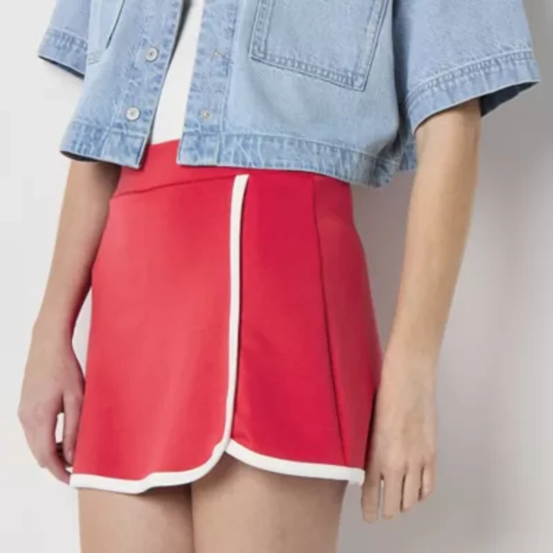 Arizona Built Shorts Womens Juniors Active Wrap Skirt