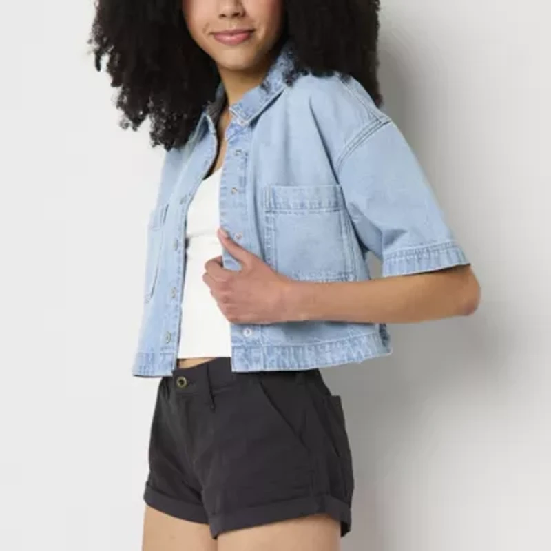 Arizona Juniors Womens Low Rise Shortie Short