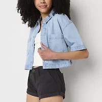 Arizona Juniors Womens Low Rise Shortie Short