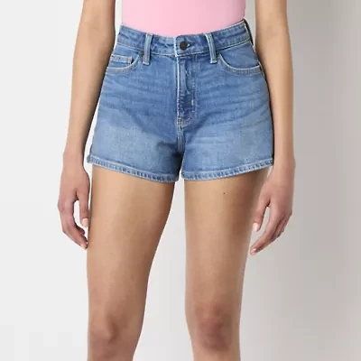 Arizona Juniors Womens High Rise Shortie Short