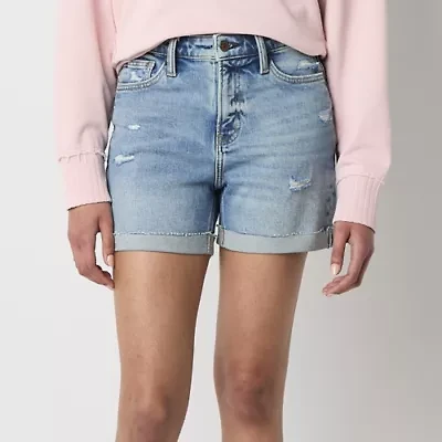 Arizona Juniors Womens High Rise Shortie Short