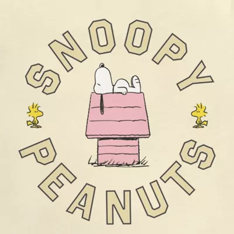 Peanuts Short Womens High Rise Juniors Pull-On