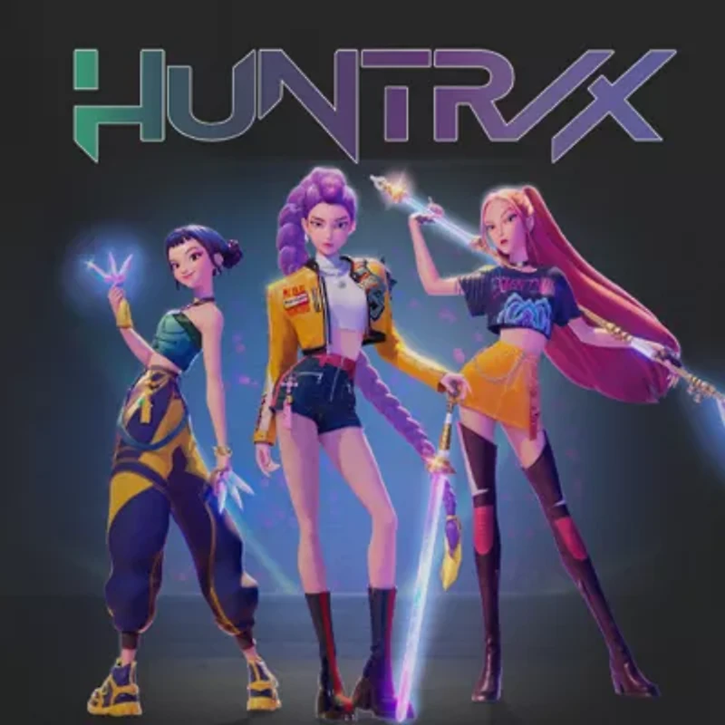 Womens Crew Neck Short Sleeve KPop Demon Hunters Graphic T-Shirt