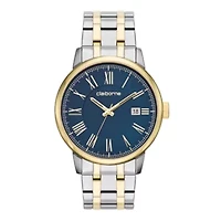 Claiborne® Mens Two-Tone Watch