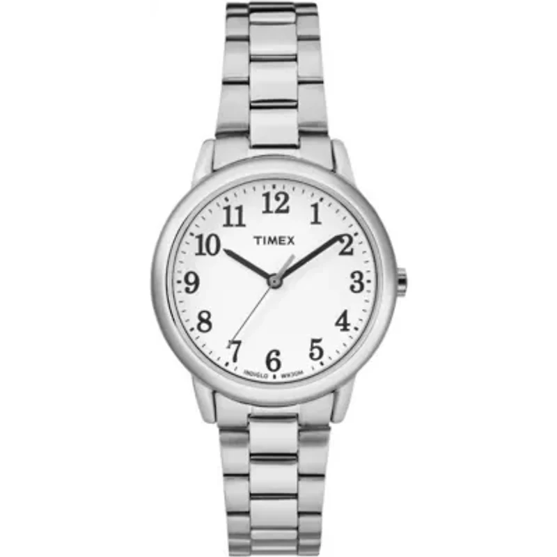 Timex Womens Silver Tone Stainless Steel Bracelet Watch Tw2r23700jt