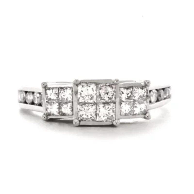 1 CT. T.W. Diamond Ring 10K White Gold