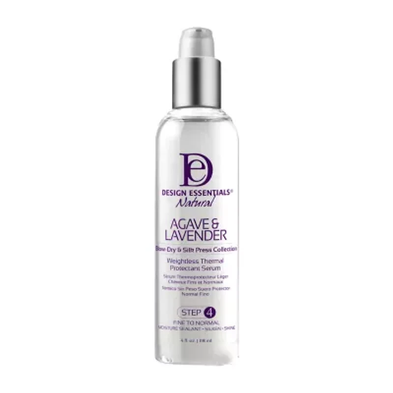 Design Essentials Agave & Lavender Thermal Protectant Hair Serum 4 oz.