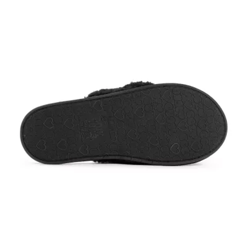 Muk Luks Taryn Thong Womens Memory Foam Slip-On Slippers