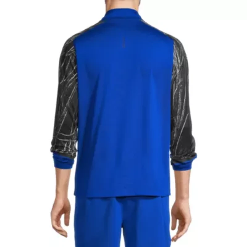 Sports Illustrated Mens Long Sleeve Quarter-Zip Pullover