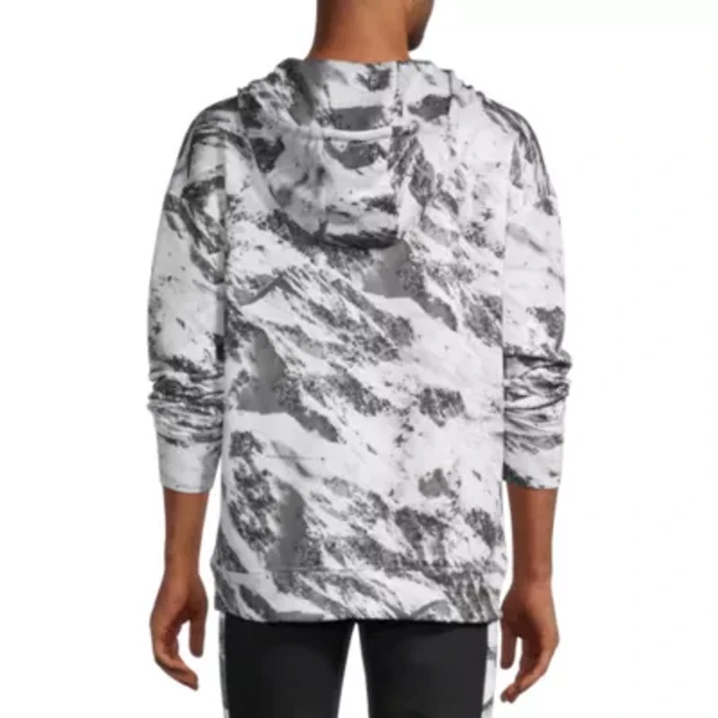 Sports Illustrated Mens Hooded Long Sleeve Quarter-Zip Pullover