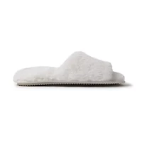 Dearfoams Lane Bridal Womens Memory Foam Slip-On Slippers