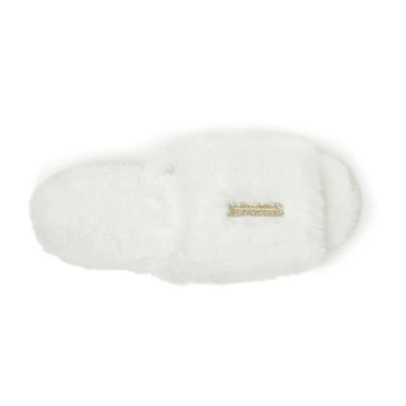 Dearfoams Lane Bridal Womens Memory Foam Slip-On Slippers