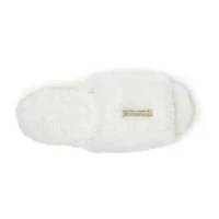 Dearfoams Lane Bridal Womens Memory Foam Slip-On Slippers