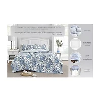 Laura Ashley Felicity Floral Reversible Quilt Set