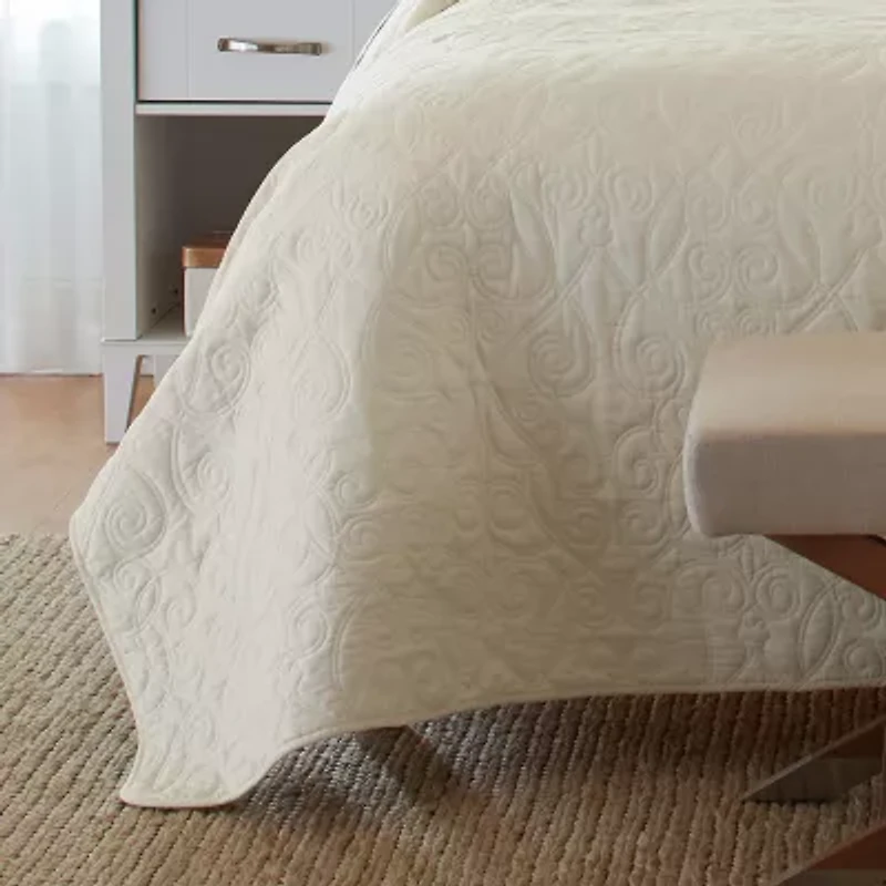 Laura Ashley Felicity Floral Reversible Quilt Set