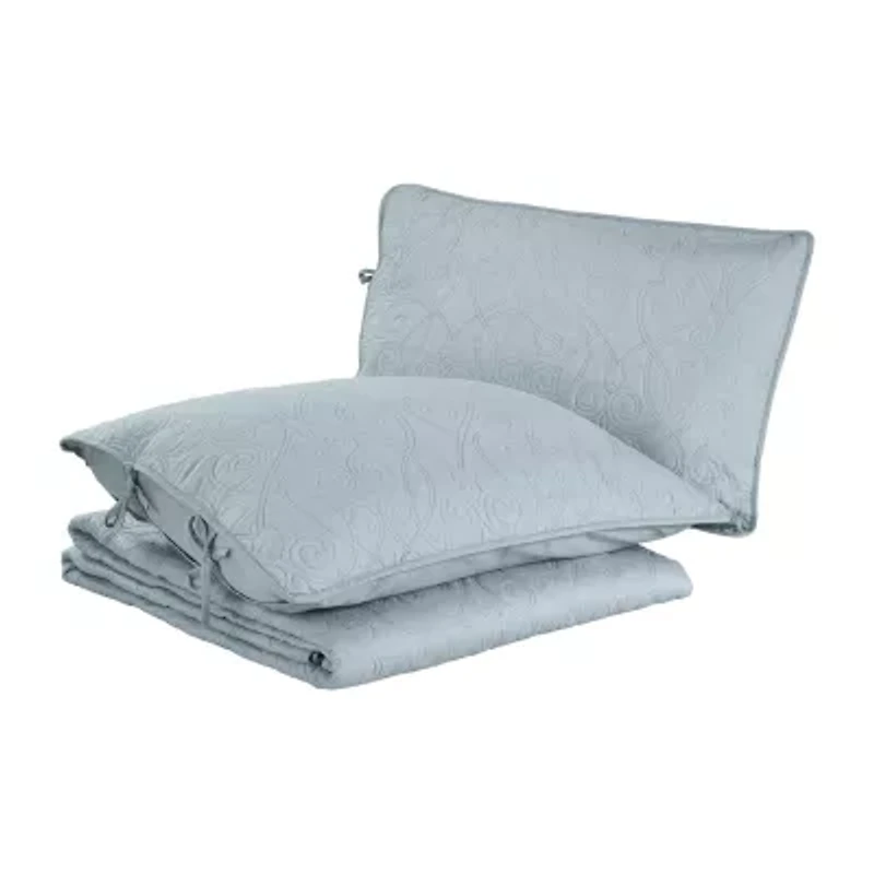 Laura Ashley Felicity Floral Reversible Quilt Set