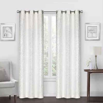 Regal Home Gilmore Grommet Top Energy Saving Light-Filtering Set of 2 Curtain Panel