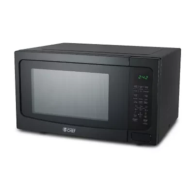 COMMERCIAL CHEF 1.6 Cu. Ft. Countertop Microwave with Touch Controls & Digital Display & 10 Power Levels
