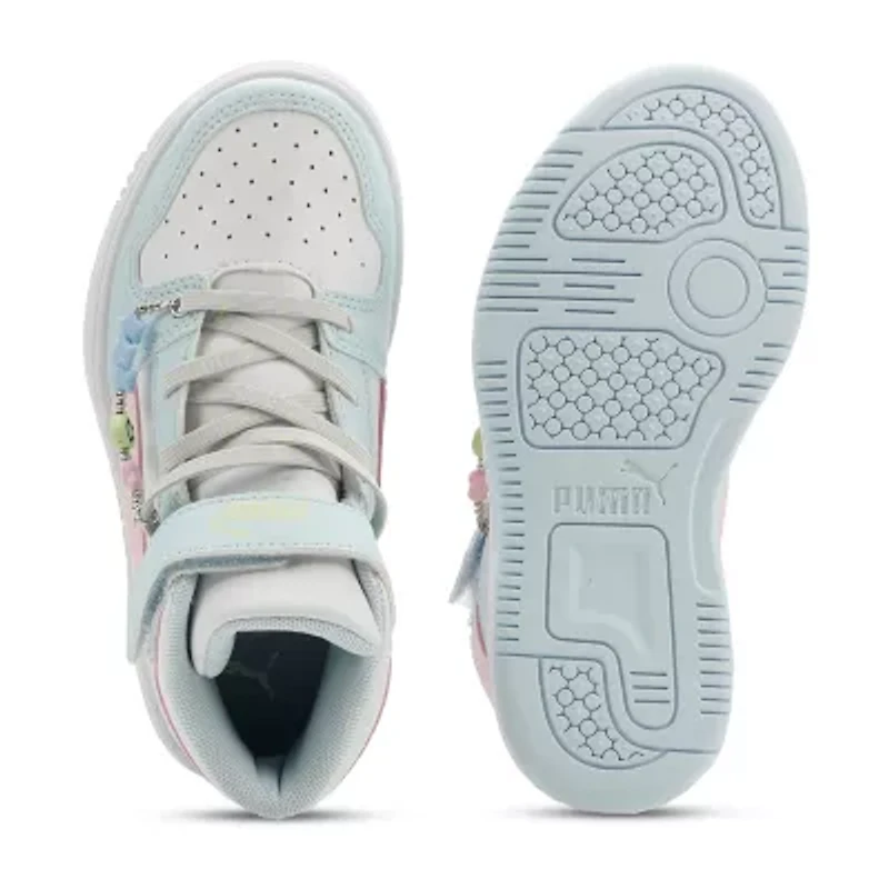 PUMA Rebound Layup Playful Little Kid Girls Basketball Shoes