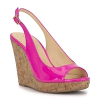 JS Jessica Simpson Womens Justera Wedge Sandals