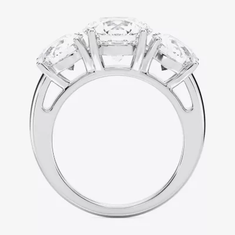 Love Lives Forever F / Si2 Womens 6 CT. T.W. Lab Grown White Diamond 14K Gold 3-Stone Engagement Ring