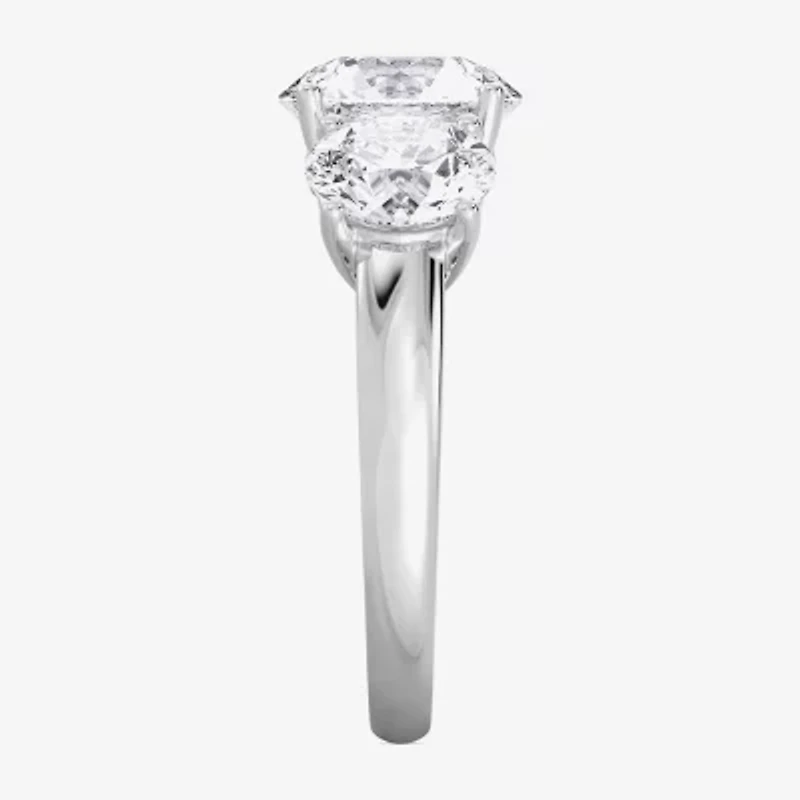 Love Lives Forever F / Si2 Womens 6 CT. T.W. Lab Grown White Diamond 14K Gold 3-Stone Engagement Ring